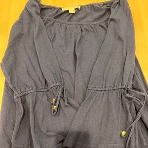 Like New Dark Blue Women’s LS Top Michael Kors